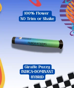 Giraffe Puzzy | 1g Pre-roll | Panda Farms