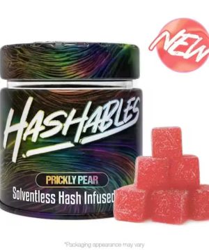 Hashables | Prickly Pearadise | Solventless Hash Infused 100mg (20pk) Gummies