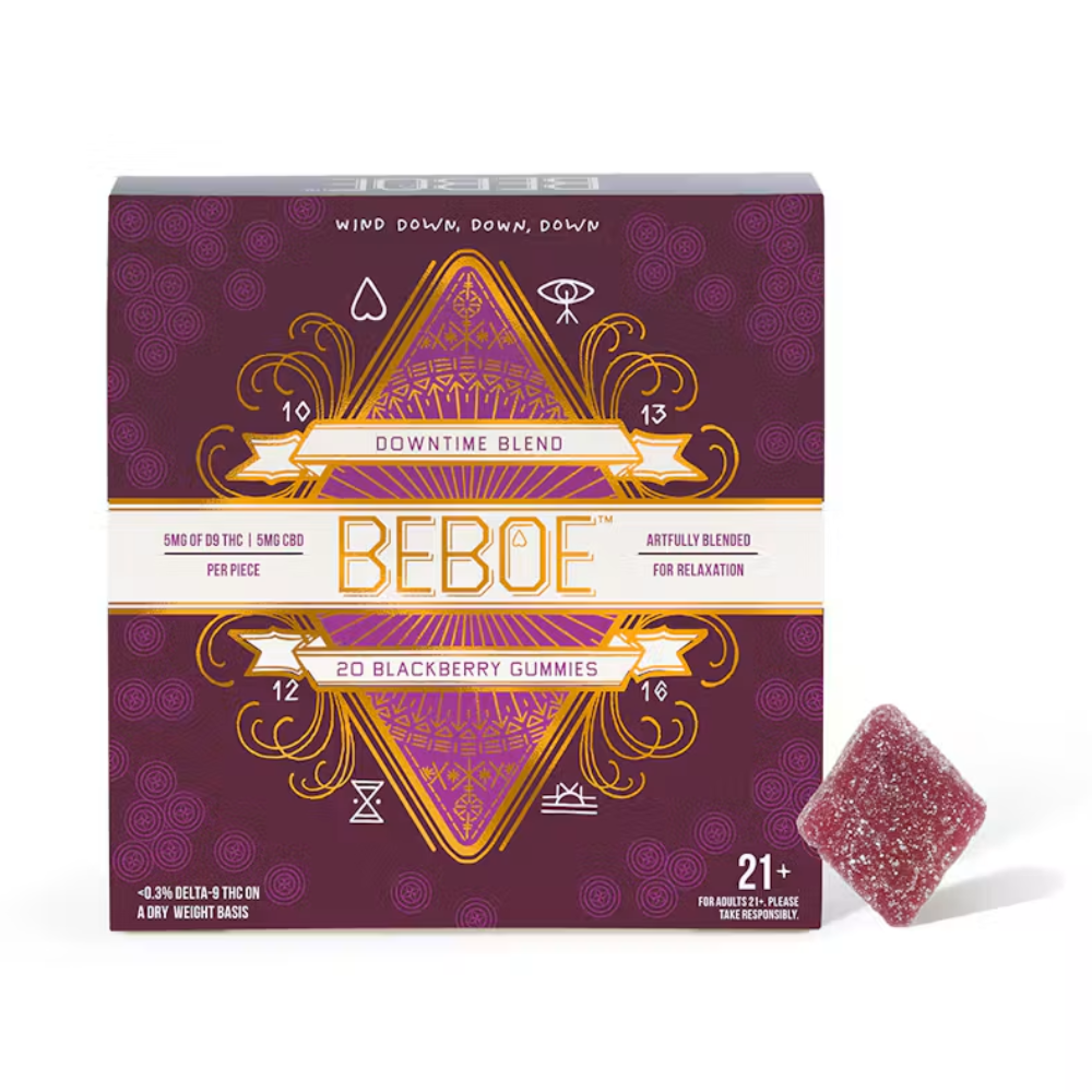 Beboe | Downtime 1:1 THC/CBD | 100mg Gummies