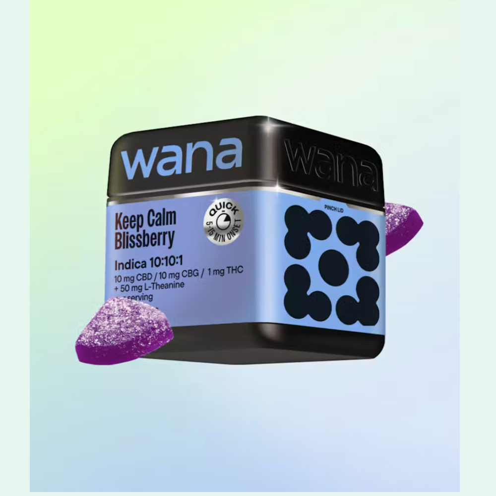 Wana | Blissberry 10:10:1 CBD/CBG/THC | 20mg (20pk) Gummies